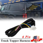 6-Pin Wiring Harness Adapter for Leer Pickup Cap Topper (Fits Various Models)