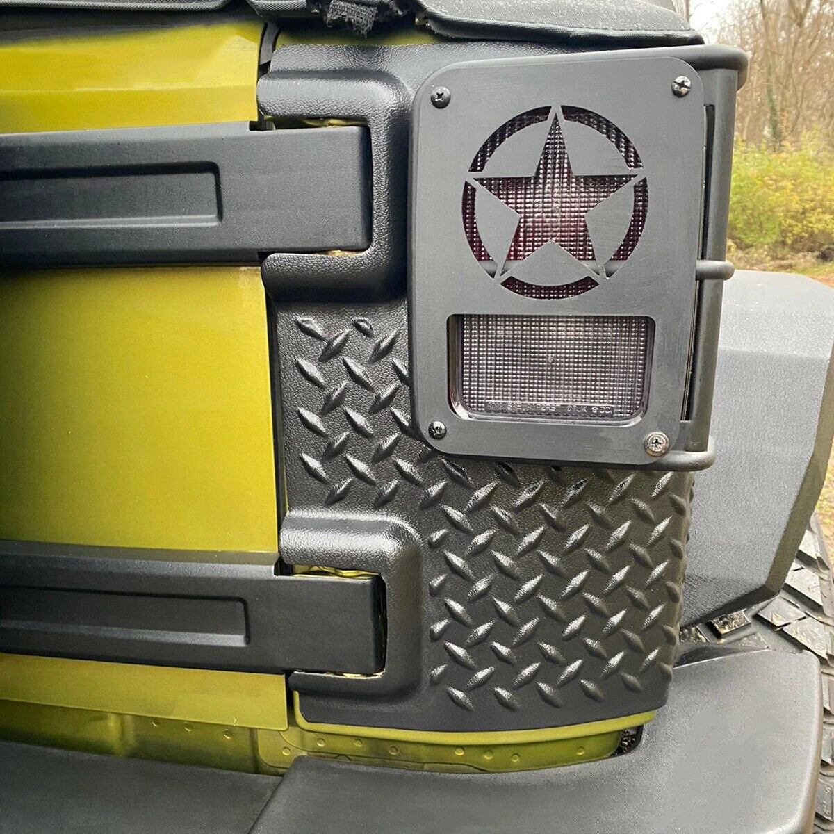 Rear Corner Guards Body Armor Kit for Jeep Wrangler JK (2007–2018)