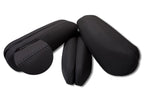 6 Seat Armrest Cover for Toyota Sienna (2011–2017) Black Leather Synthetic