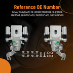 Rear L&R Brake Caliper Pair for Hyundai Elantra (2005–2006) 19-B3302 19-B3303