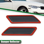 Set of 2 Smoke Bumper Reflectors for BMW 328i (2012–2015)