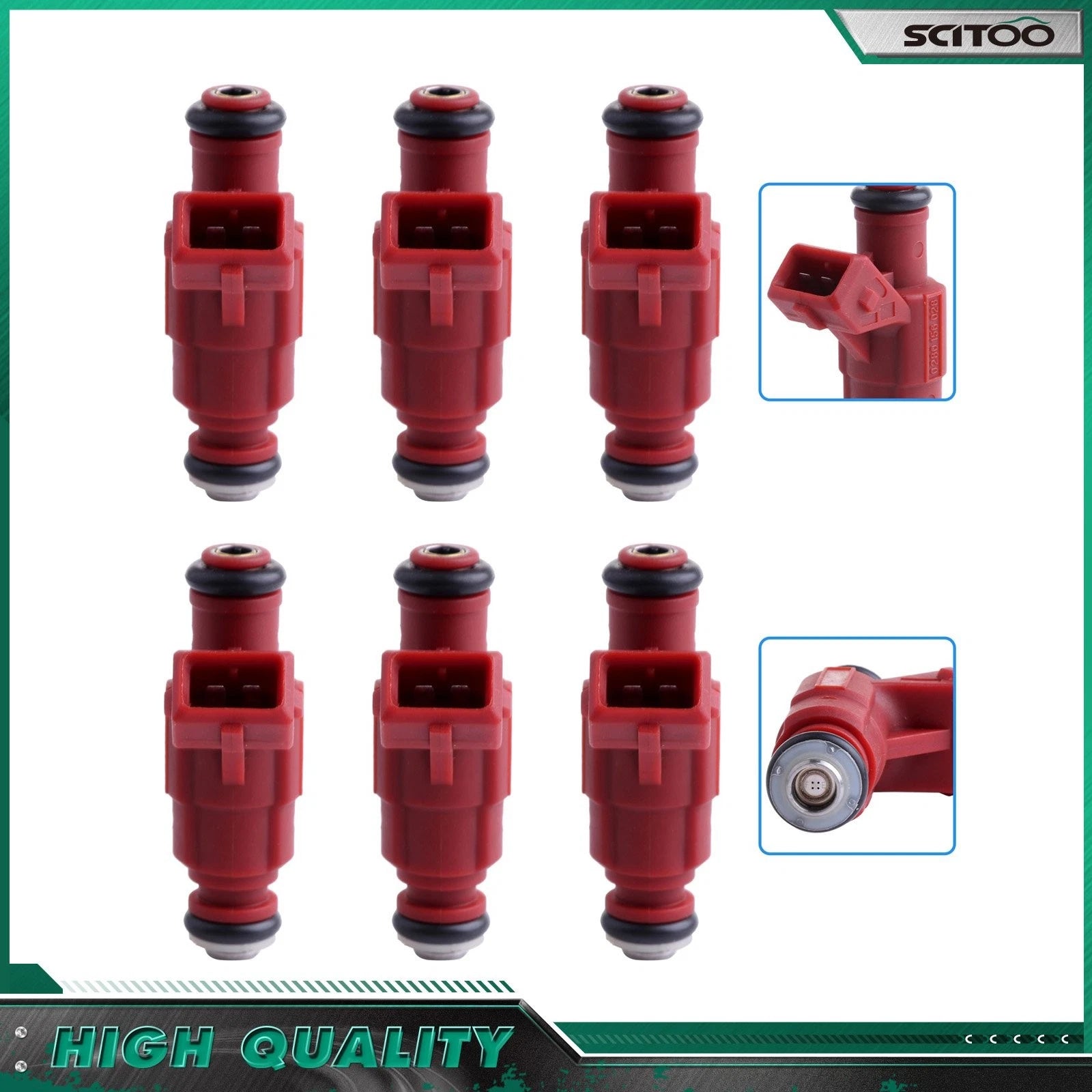 Set of 6 Fuel Injectors for Ford Explorer Sport 4.0L (2002–2003) 822-11139