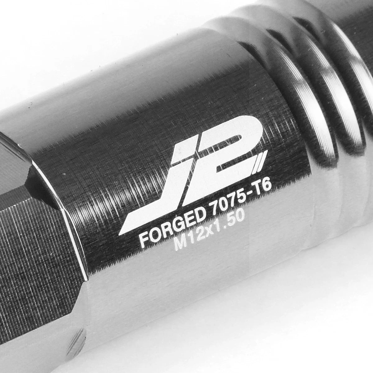 Set of 20 J2 7075 Forged Aluminum M12x1.5 Open-End Lug Nuts for Universal
