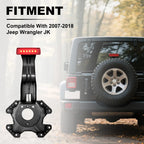 Spare Tire Holder Mounting Bracket for Jeep Wrangler JK (2007-2018)