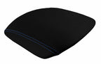 Console Lid Armrest Cover for Honda Pilot (2009–2015) Carbon Fiber Blue Stitch