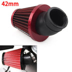 42mm Air Intake Filter Cleaner for Motorcycle - Stainless Steel