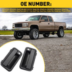 2X Door Handle Outside Front LH RH for Chevy GMC C/K 1500 2500 3500 (1999–2007)