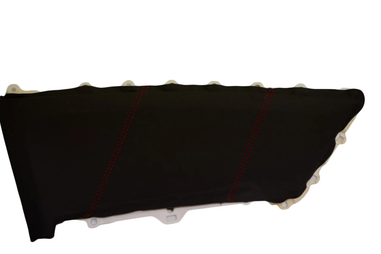 Synthetic Leather Door Panel for Honda Civic Coupe (2012–2015) Red Stitch