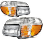 2X Headlight Assembly for Ford Explorer (1995–2001) - Chrome
