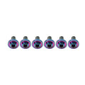 6pcs Alloy Bolts Truss Torx Head Screws M6x10mm for Bike Motorcycle