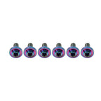 6pcs Alloy Bolts Truss Torx Head Screws M6x10mm for Bike Motorcycle