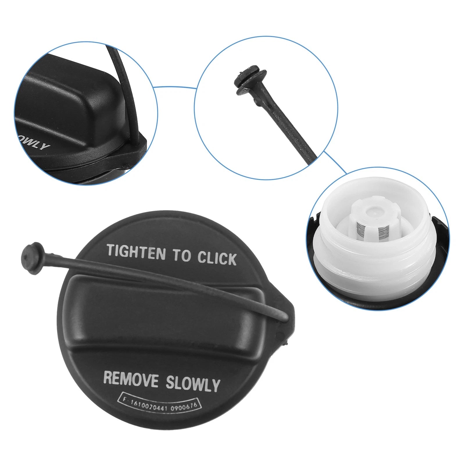 Fuel Tank Filler Cap 17670-T3W-A01 for Honda Civic Accord (2006–2015)