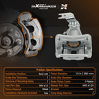 Driver Side Disc Brake Caliper for Honda Accord (2013-2017)