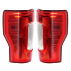 Halogen Tail Lights Pair for Ford F-250 Super Duty (2017–2019) W/O BSD