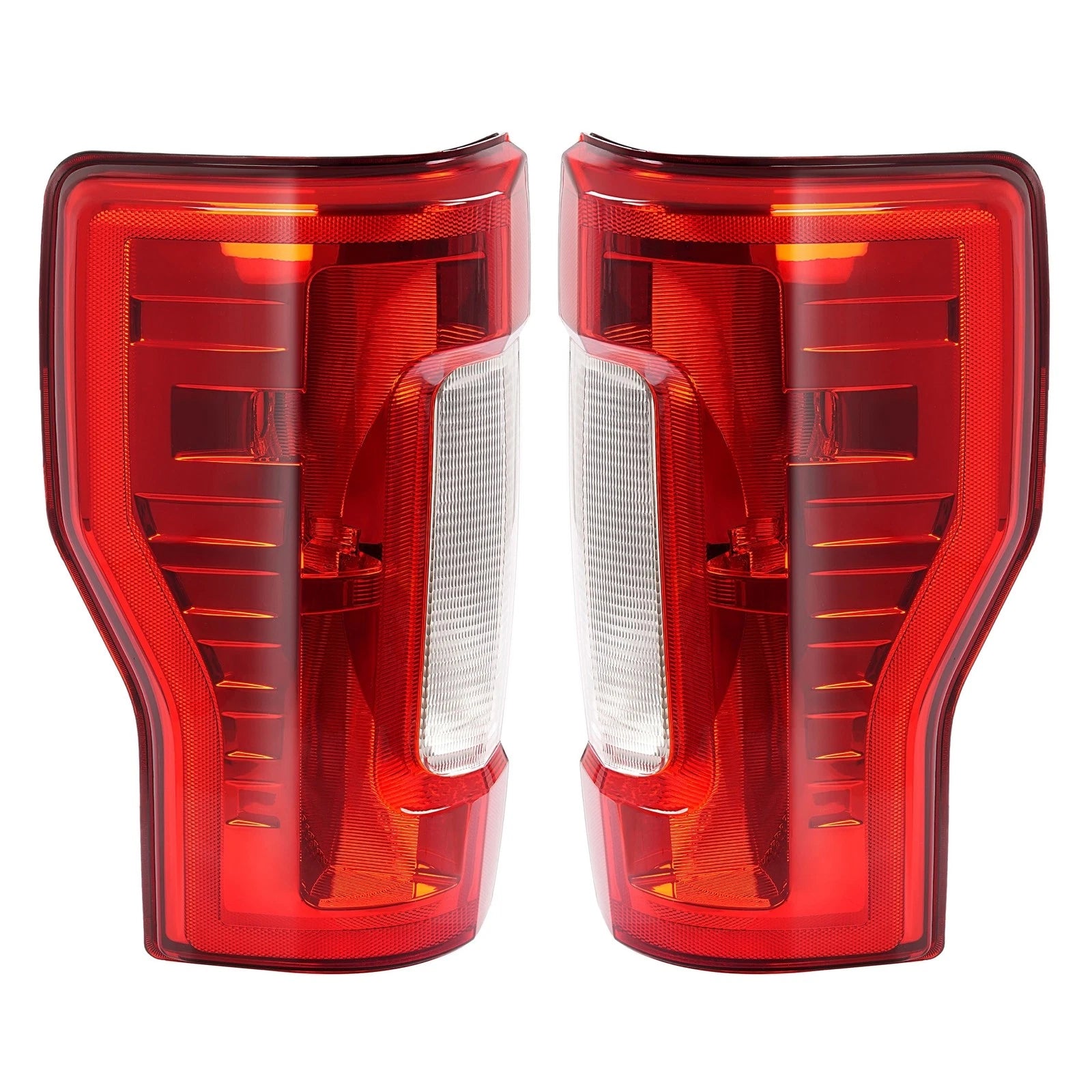 Halogen Tail Lights Pair for Ford F-250 Super Duty (2017–2019) W/O BSD