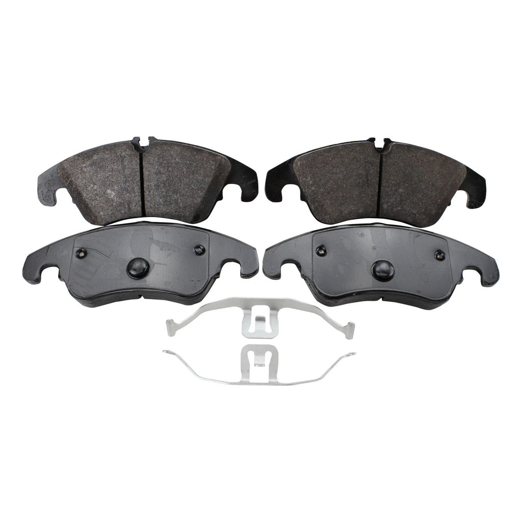 Set of 2 DuraGo Front Rotors & TRW Pro Low-Metallic Pads for Audi A4 A5 A6 (2008–2016)