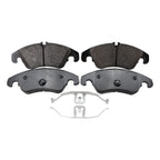 Set of 2 DuraGo Front Rotors & TRW Pro Low-Metallic Pads for Audi A4 A5 A6 (2008–2016)