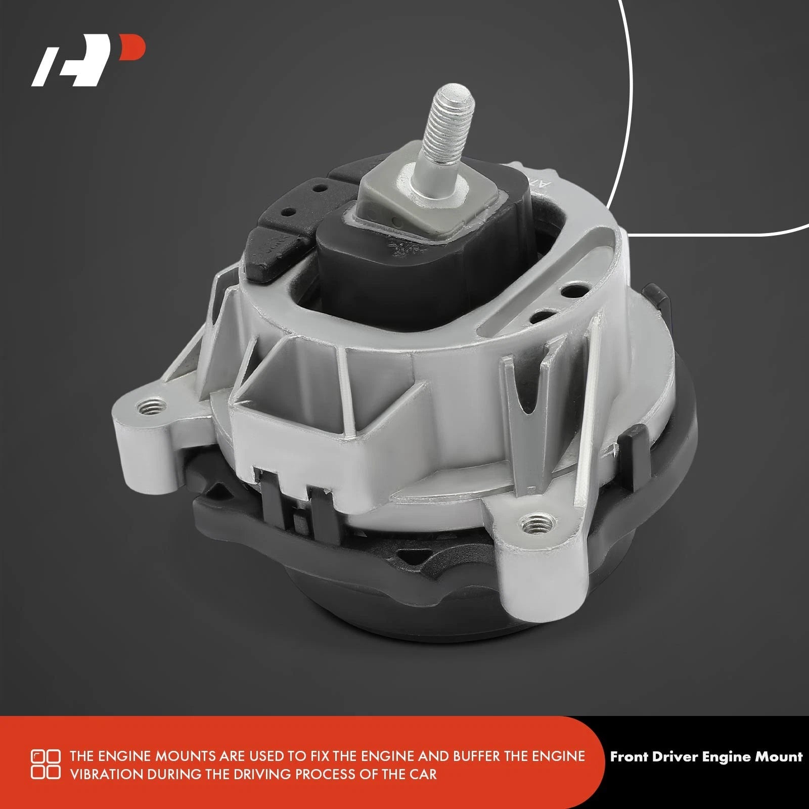 Front Driver Engine Mount for BMW 320i, 328d, 328i (2012-2018)