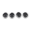 Blk Door Lock Cover for BMW X1 U11 U12 i3 i4 i5 2 3 7 Series G20 G11 (2016-2023)