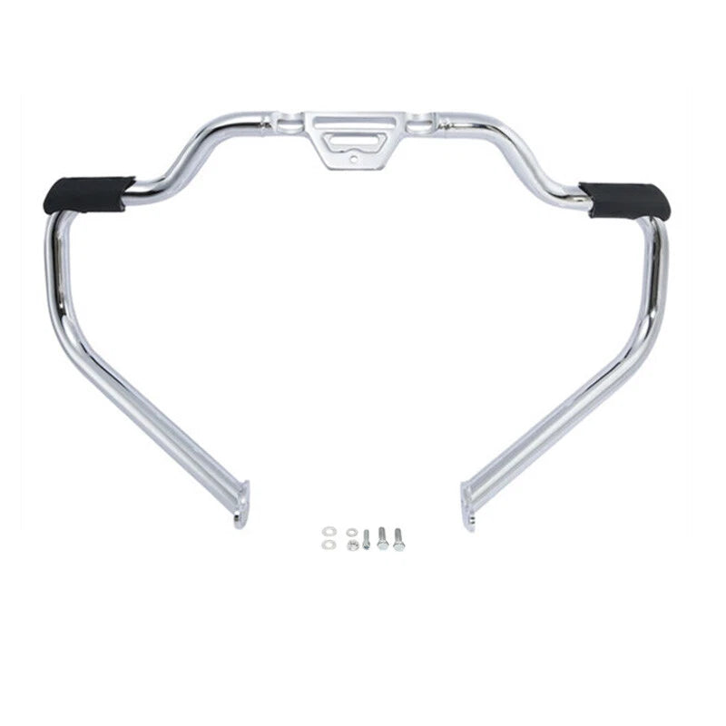 Chrome Engine Guard Bar for Harley Softail Fat Boy Street Bob (2018–2023)