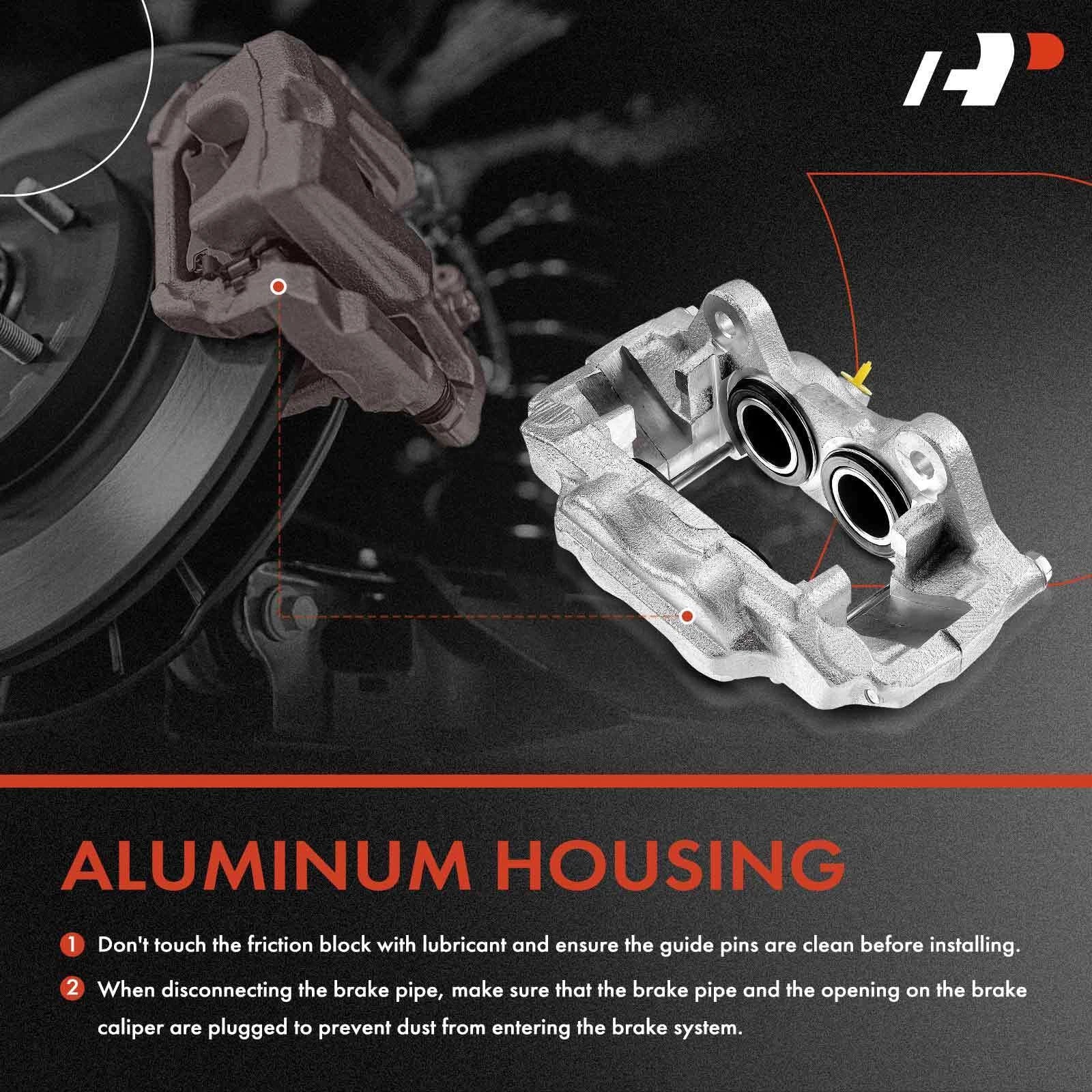 Pair Front Brake Calipers for Chevrolet Chevelle (1964–1977)