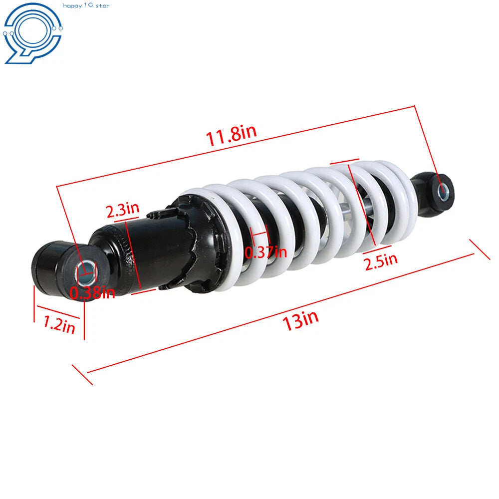 Rear Shock Absorber for Pit Bike ATV Go Kart (300mm)