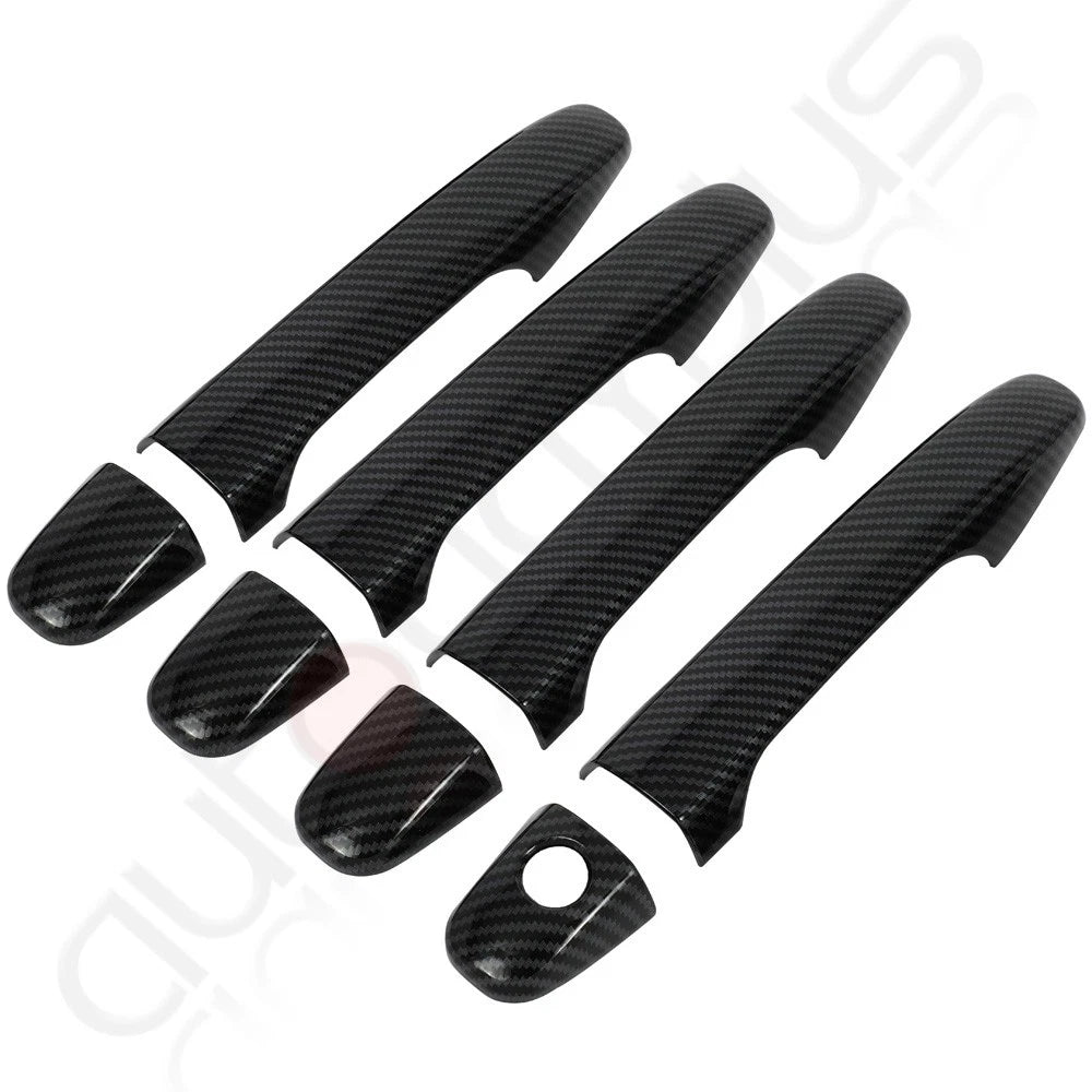 Set of 4 Carbon Fiber Door Handle Covers for Subaru WRX STi (2015–2021)