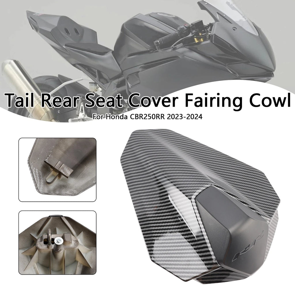 Rear Tail Pillion Seat Fairing Cover for Honda CBR250RR (2023–2024) Carbon