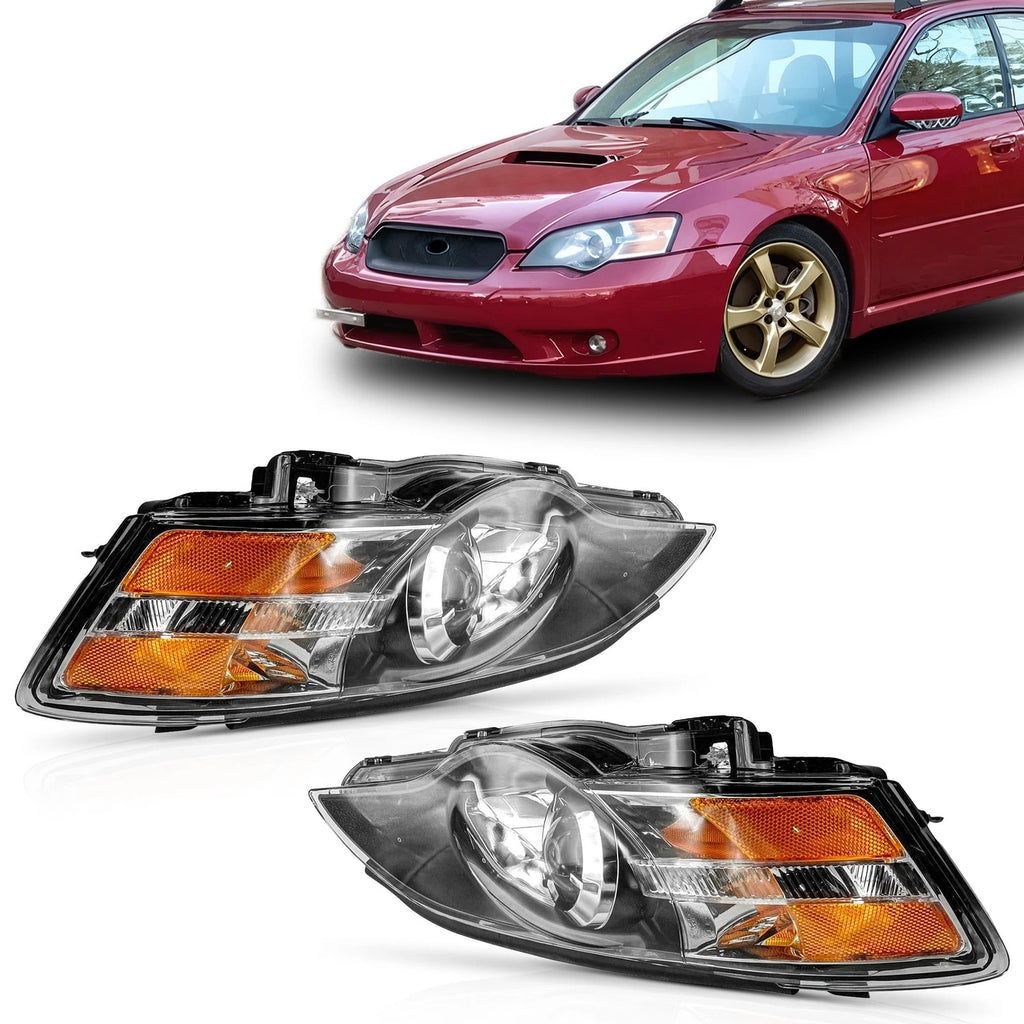 2X Headlight Set for Subaru Legacy (2005–2007)