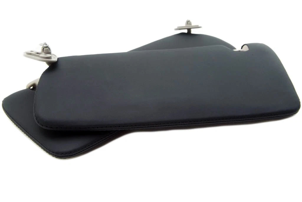 Leather Synthetic Sunvisors for BMW E36 E46 (1992–2004) Black