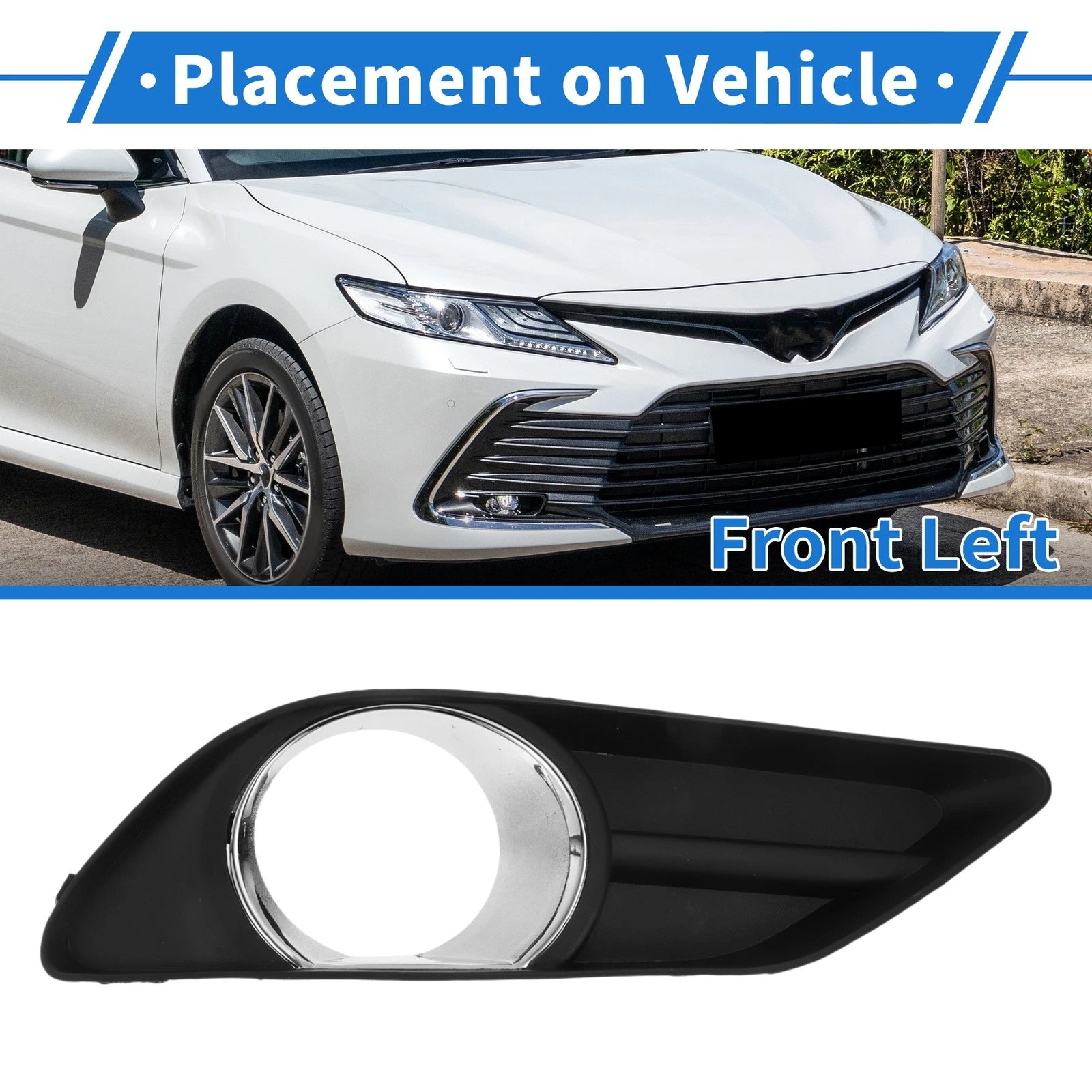 Front Left Fog Light Grill No. 5204006020 for Toyota Camry (2006–2009)