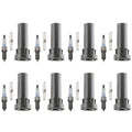 Denso 8 Platinum TT Spark Plugs & Coil Boots Kit for Aspen Dakota (2005–2011)