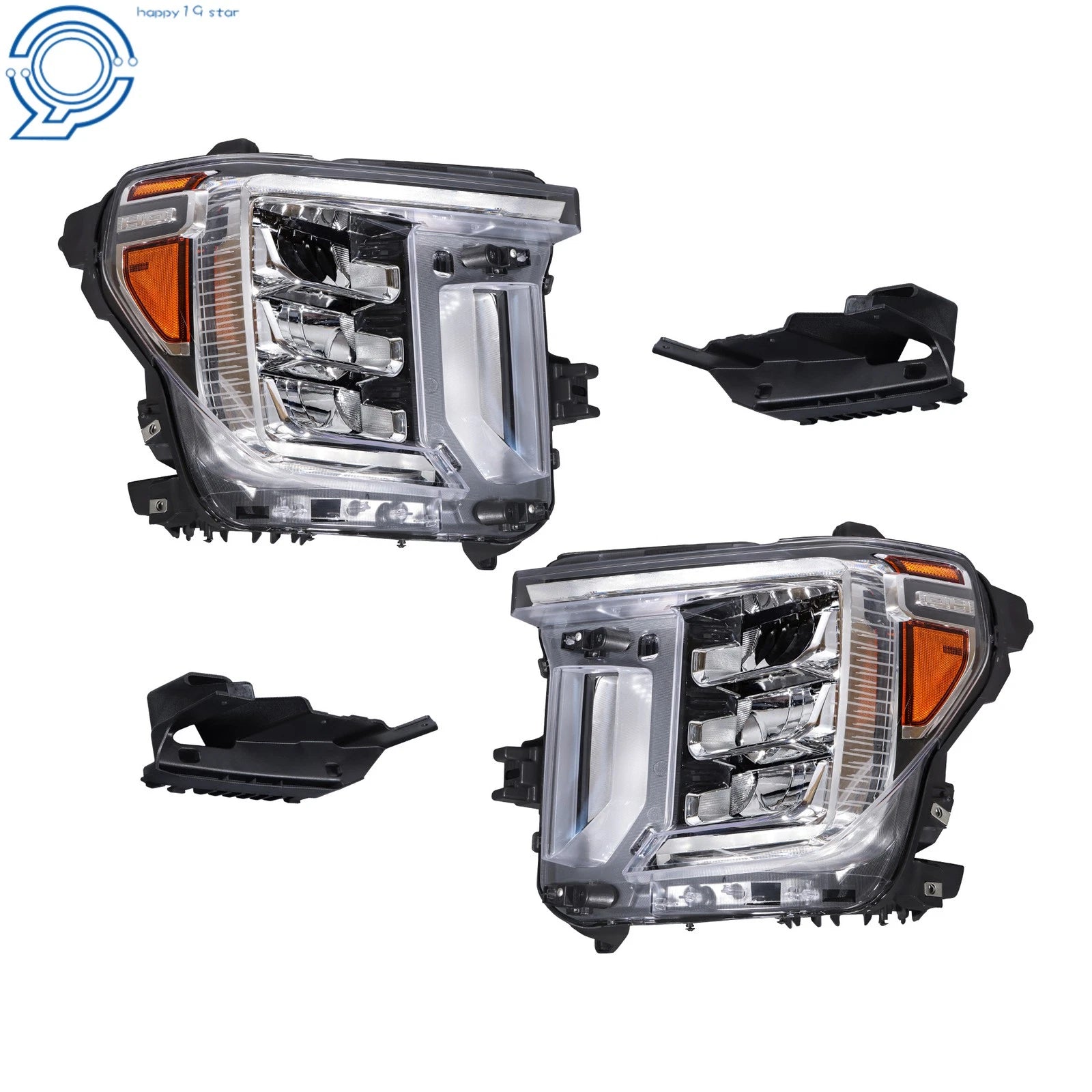 LED Headlights for GMC Sierra 2500HD 3500 HD (2020-2023) Pair