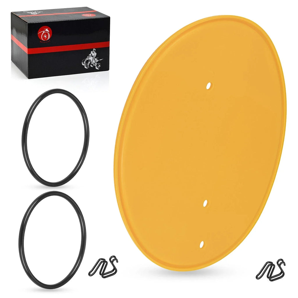 Yellow Front Plate & Clips & Bands Mount Kit for Honda Z50 Z50R (1979–1987)