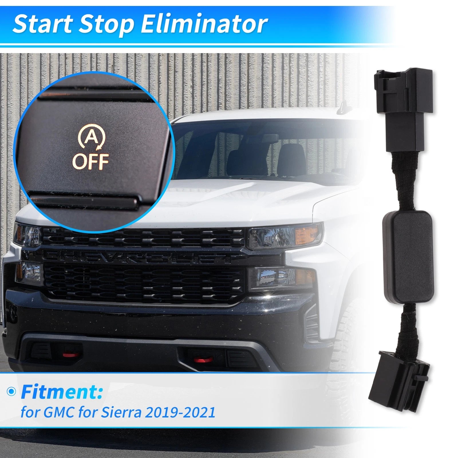Auto Start Stop Eliminator for GMC Sierra (2019–2021)