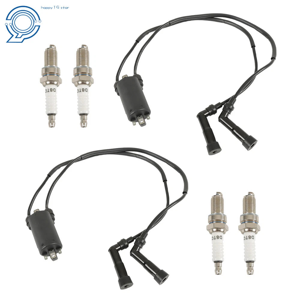 Ignition Coil & Spark Plug Set for Honda Goldwing 1100 1200 CB650 CB750C (1975–1987)