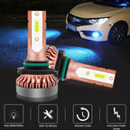 COB LED Ice Blue 8000K Super Bright for Daytime Running Light Fog Light (-)