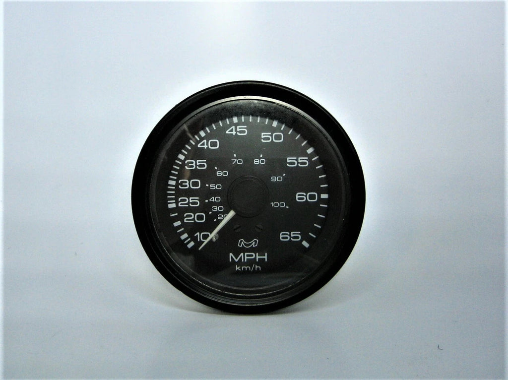 Medallion SS-107-30 Outboard Gauge Kit for 3-3/4" Black Face (0-65 MPH)