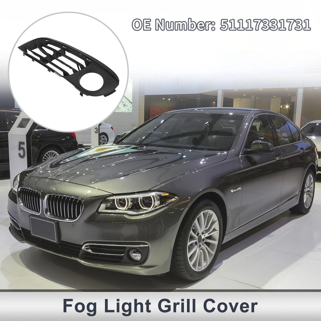 1 Pc Fog Light Grill for BMW 528i (2014–2016) No. 51117331731 Black