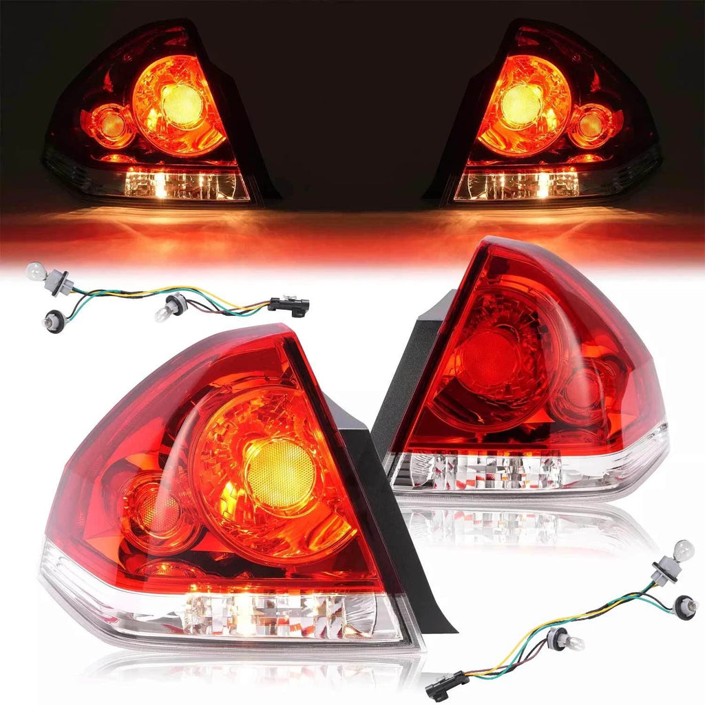 Pair of Tail Lights for Chevy Impala (2006–2013)