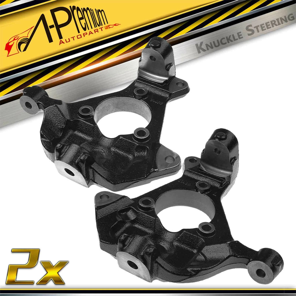 Pair Front Steering Knuckle for Chevy Silverado 1500 (2007–2014)