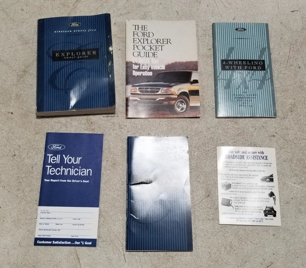 Owners Manual Collection for Ford Explorer (1995)