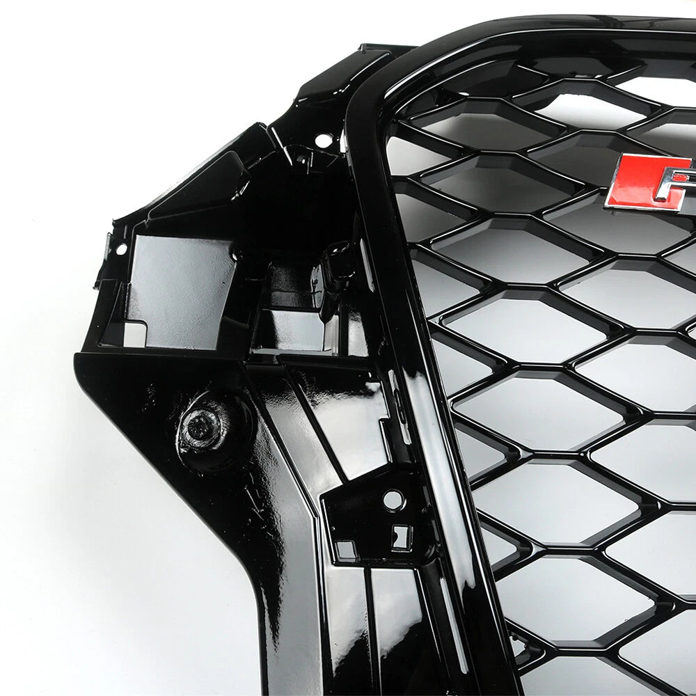 RS3 Style Front Grille for Audi A3 S3 8V (2013–2016) Gloss Black Replacement