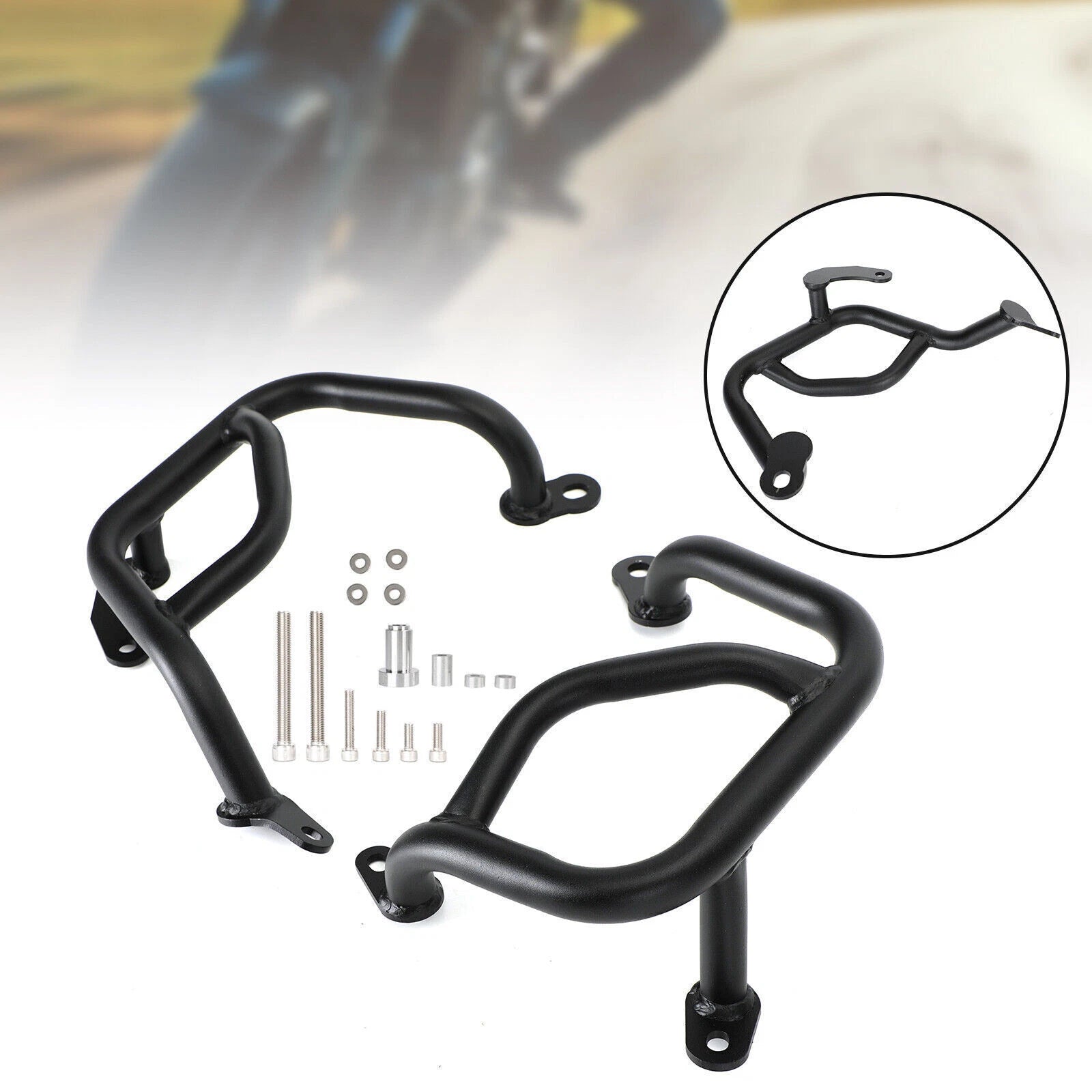 Lower Engine Guard Crash Bar for BMW F900XR (2020–2022) - Steel Black