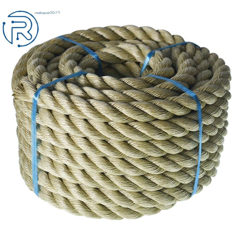 1" × 50' Manila Rope for Arborist Use