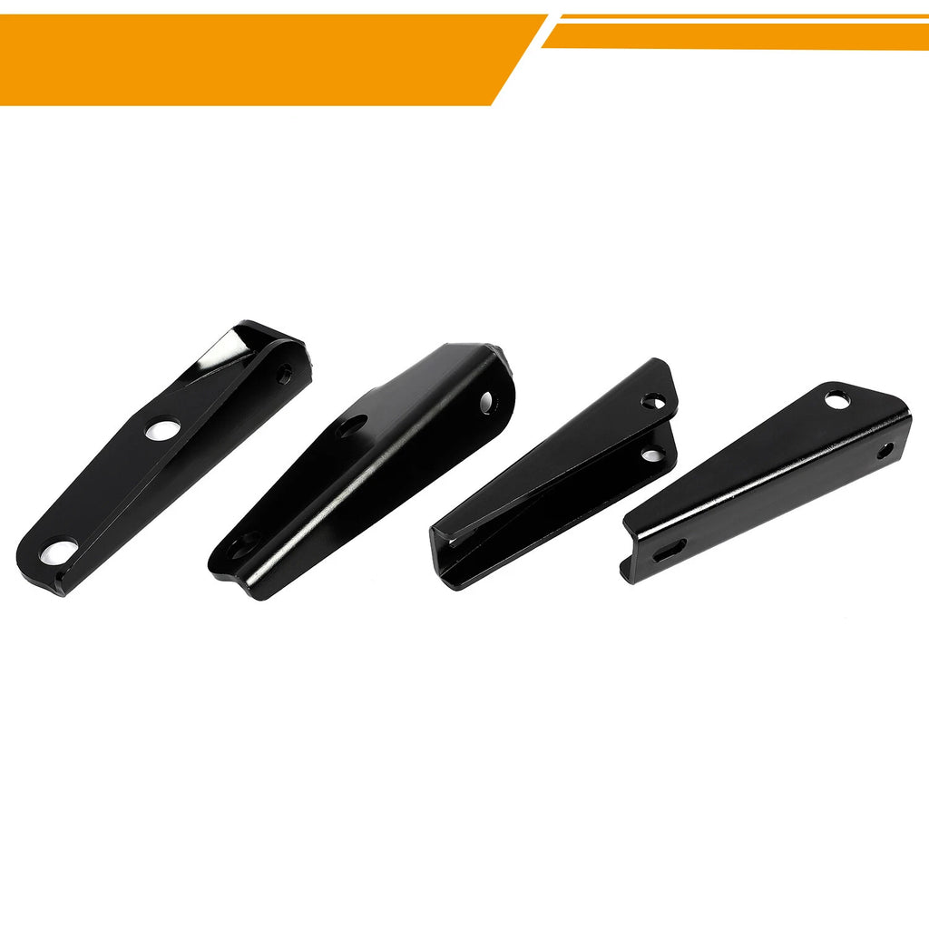 Rear Shock Relocation Brackets Kit for Chevy C10 C20 GMC C15 (1963–1972)