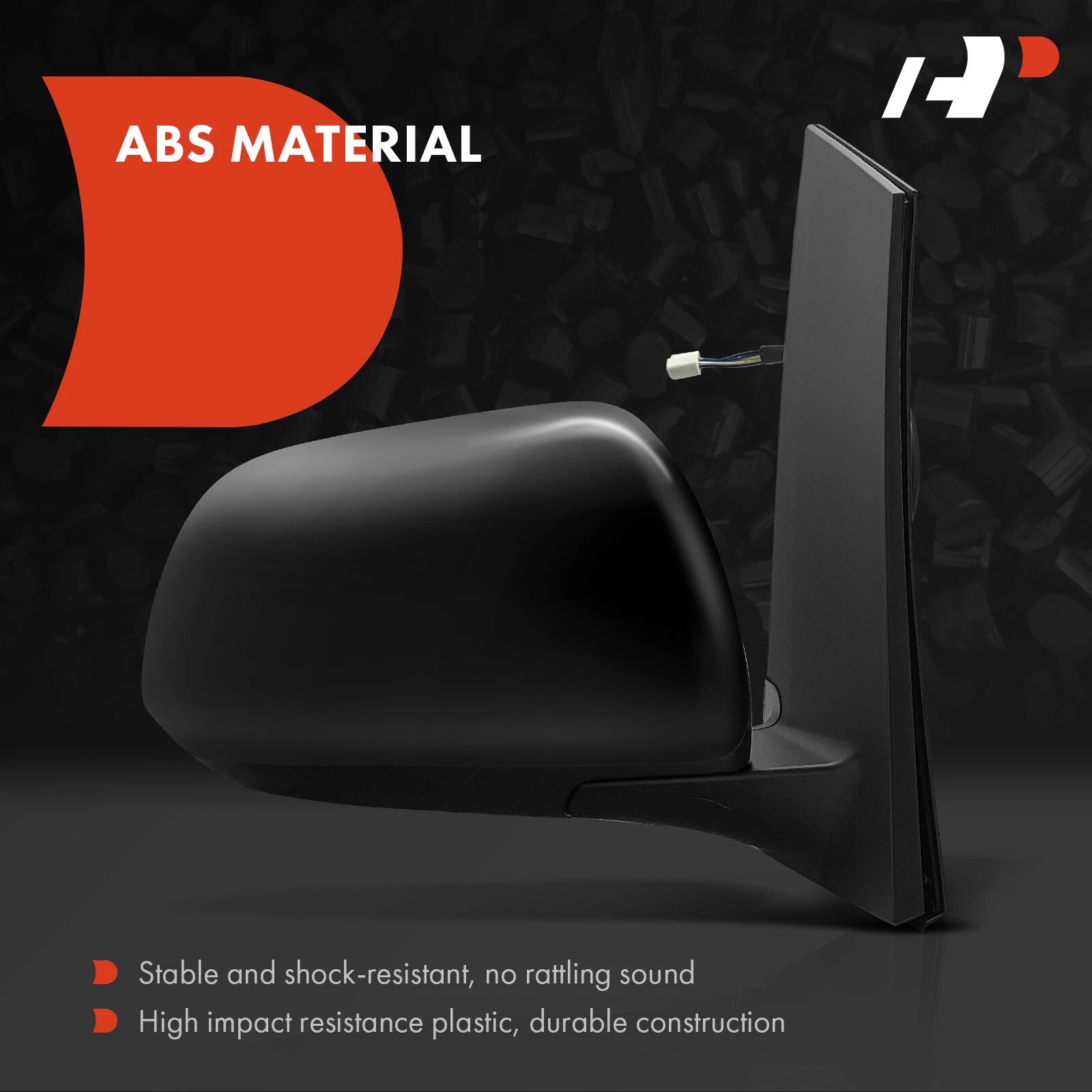 Passenger Power Mirror w/ Power Fold Heated for Toyota Sienna (2013–2017)