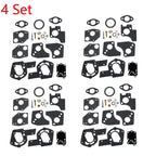 Set of 4 Carburetor Gasket Kit for Briggs & Stratton (495606, 494624)