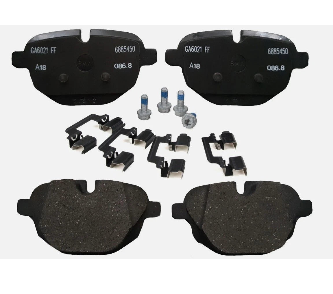 Set of 4 Rear Disc Brake Pads for BMW (OEM 34 21 6 885 451)