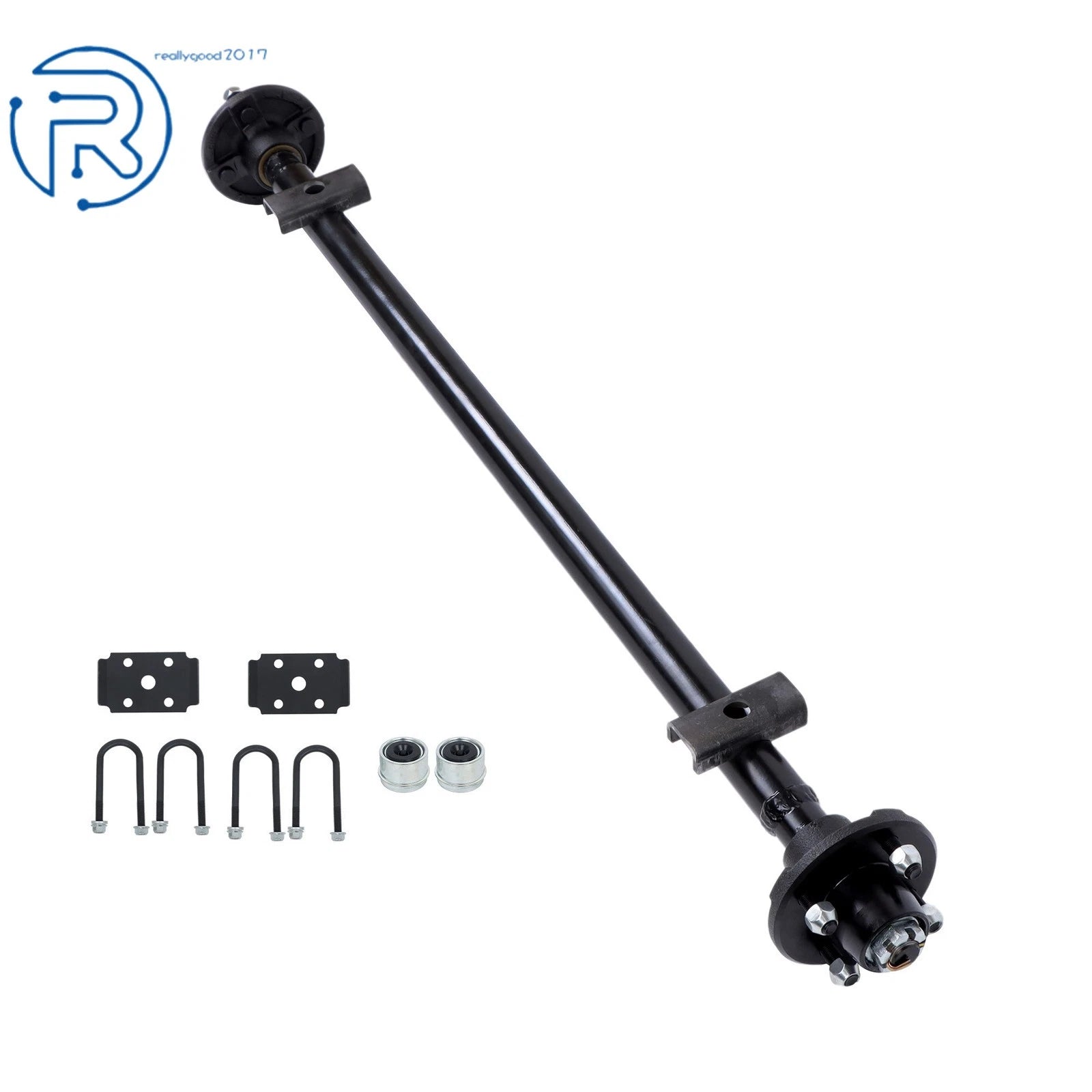 Set of 4 Trailer Axles for Boat Cargo Dump RV Utility (2000 lbs)